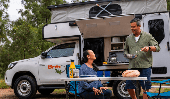 Ga op camperreis door Australië met de Britz Maverick Camper. 