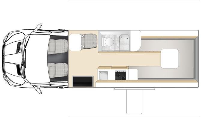 De plattegrond van de Apollo Euro Plus 