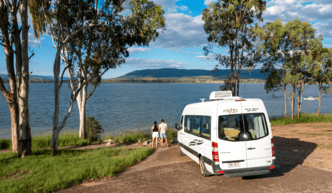 Ga op camperreis door Australië in een Deuce camper van Mighty