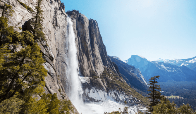 Ontdek de vele watervallen in Yosemite National Park