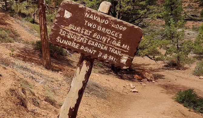 Maak een prachtige wandeling in Bryce Canyon National Park