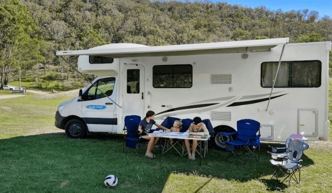 Op camperreis door Australië met de Cheapa Campa 4Berth Camper. 